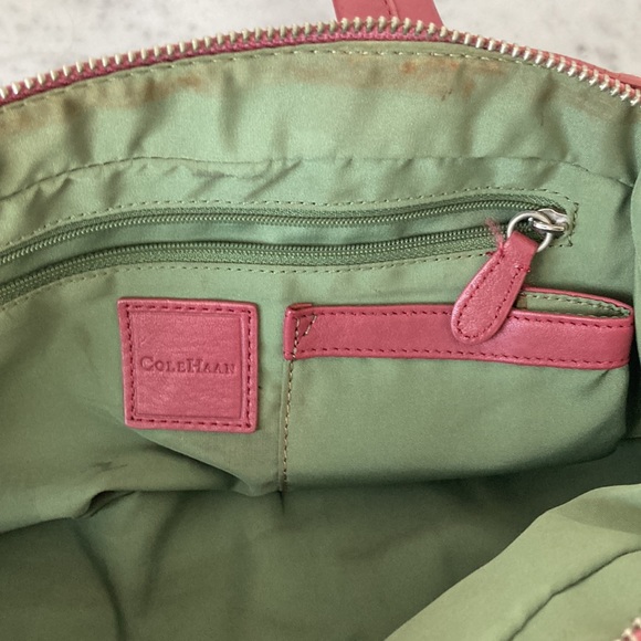 Cole Haan Pink Leather Shoulder Bag - Picture 9 of 13